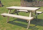 A Frame picnic table option