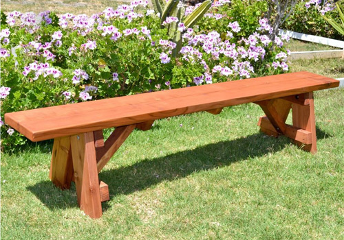 outdoor wooden benches and bench seating for picnic tables