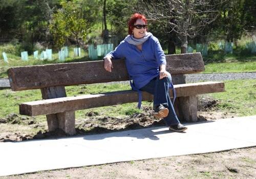 Railway sleeper deals bench