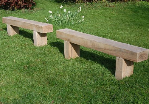 Outdoor solid park bench seats that can be used in schools grounds 