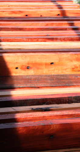 boardroom table planks